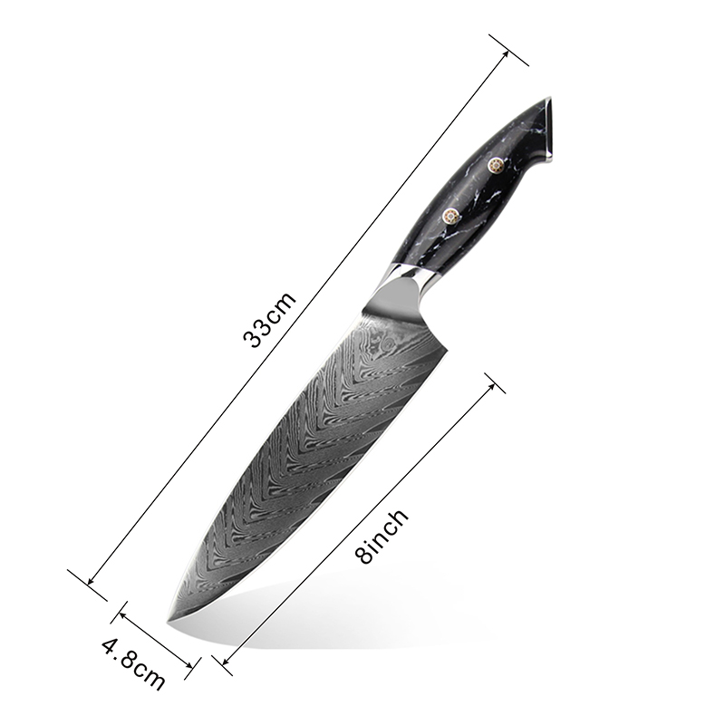Chef Knife Knives Set Professional Japanese Damascus 1