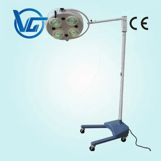 movable dental sugical bulbs light with wheels stand