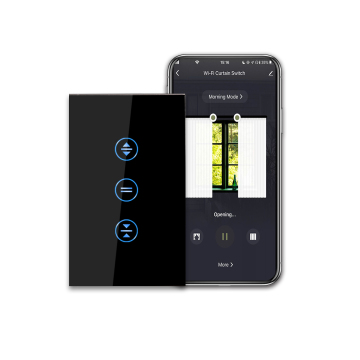 Bingoelec 2200W US AUスタイルスマートタッチカーテンWindowsWiFi Wall Switch for Home Assistan
