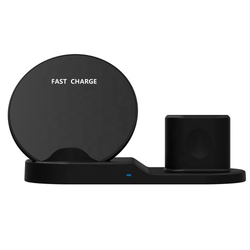 3 in 1 10W Fast Wireless Charger Stand