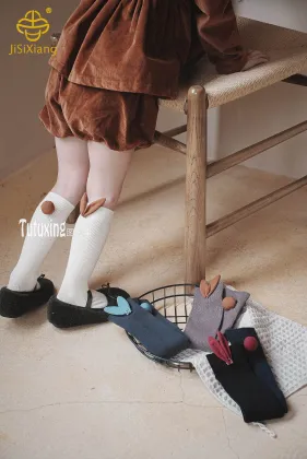 Korean Cute Rabbit Ear Middle Socks