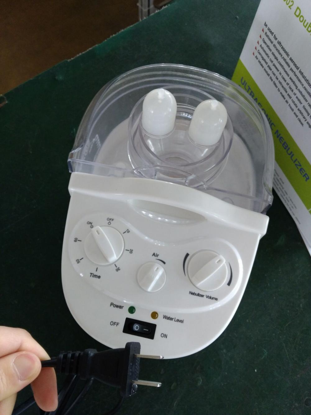 Portable Hospital Medical Ultrasonic Nebulizer Double Type