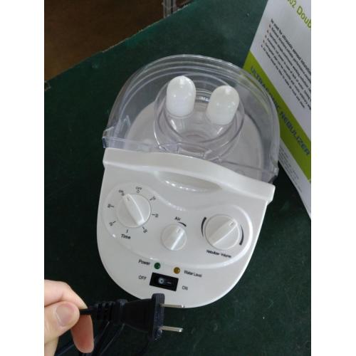 Portable Hospital Medical Ultrasonic Nebulizer Double Type