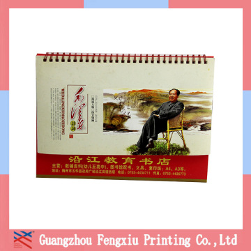 Different shape full colour printing calendar design desk calendar