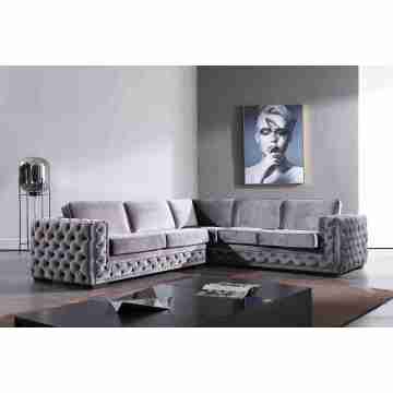 Luxurious Velvet Sectional Sofa