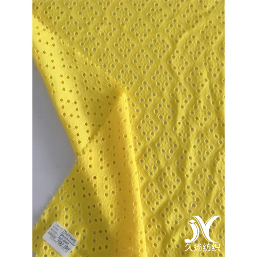 Tissu de tenue de tenue de tenue de robe de tricot en polyester jacquard en tissu