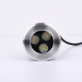 3W IP68 LED Recessed Pool Light penjimatan tenaga