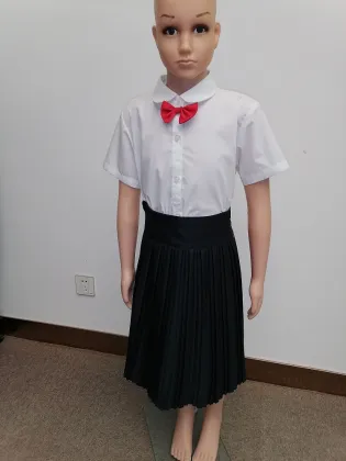 Boys solid color school uniform