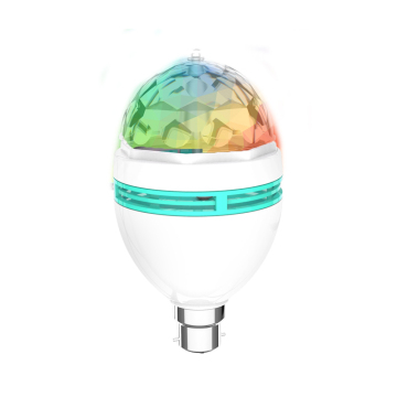 RGB Color Changing Crystal Ball Effect DJ Disco Lamps LED Rotating Stage Light