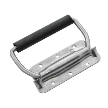 Stainless Steel Recessed Handles with Rubber for Doors, Cabinets, and Cases