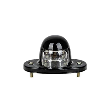 6LED License Light - Waterproof, High Brightness Number Plate Lamp (12V/24V/10-30V)