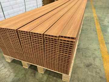 WPC Outdoor Panels Process Quick Click Installation eco