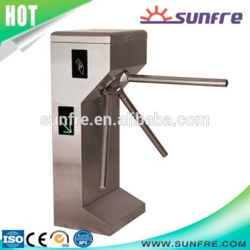 Access control system automatic half height waist height tripod turnstile , waist turnstile