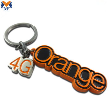 Gifts Metal Custom Brand Keychain With Embossed Logo