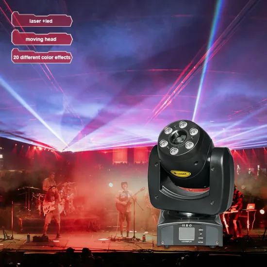 2W DJ RGB Full Color Moving Head Light Mini Disco Party Stage Laser Light Equipment