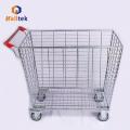 Zinc Big Basket Warehouse Storage Carry Carry