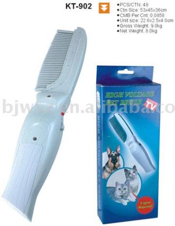 Electronic pet brush