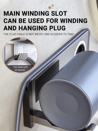 Wholesale Aluminum Bathroom Shelf - Gun Grey/Dark Black for Dyson Hair Dryer