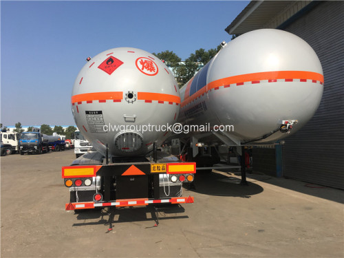 Semi Trailer tangki minyak petroleum cecair jenama Eropah