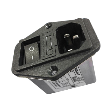 10A 250V AC Socket EMI Line Filters with Switch