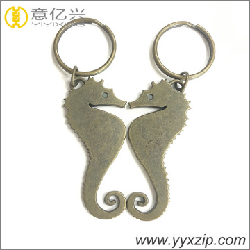 dragon animal logo custom brass key chain