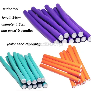 10Pcs Curler Makers Soft Foam Bendy Twist Curls Tool DIY Styling Hair Rollers