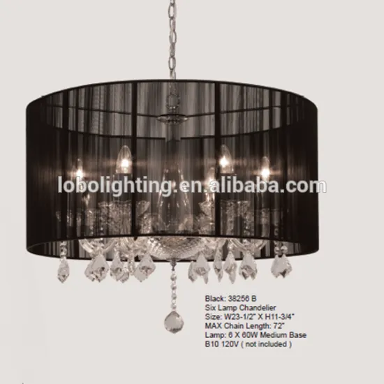 pendant lamp round/chandelier with beautiful clear crystals/venetian style fabric pendant lamp/rustic hotel lighting pendant