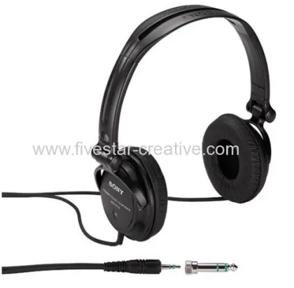 Sony Mdr-v150 Studio Monitor Dj Style Stereo Headphones Black 