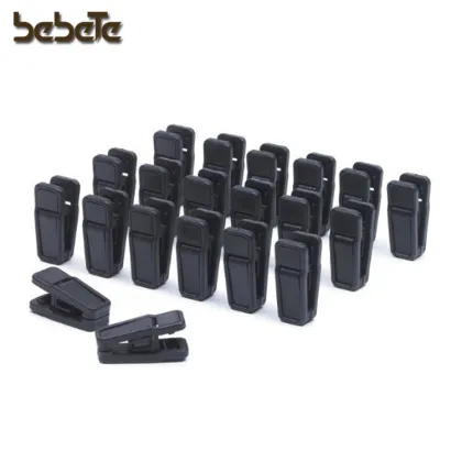 Removable Plastic Clips for Flocked Garment Trouser Hangers