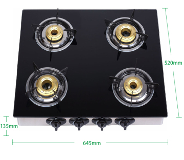 Commercial 4 Burner Gas Stove for Wok