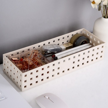 Stapelbare Stift Lineal Storage Box - Mehrzweck -Hard -PP -Kunststoff -Büroorganisator Office -Organisator