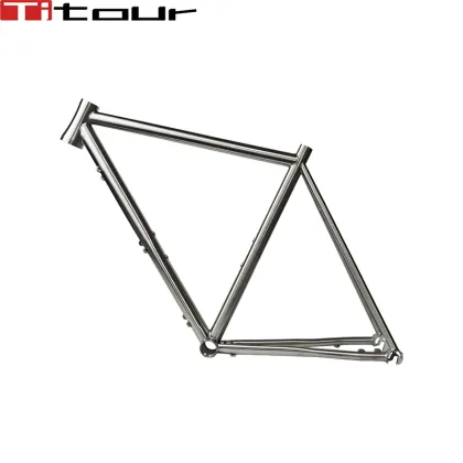 Titanium road bike frame disc brakes
