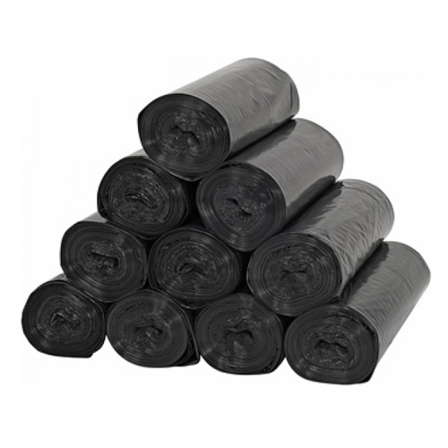 Heavy Duty HDPE Biodegradable Black Plastic Pe Garbage Bag Trash Can Liner on Roll