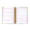 Custom Wire Spiral Planner Notebook Journal Custom Printing