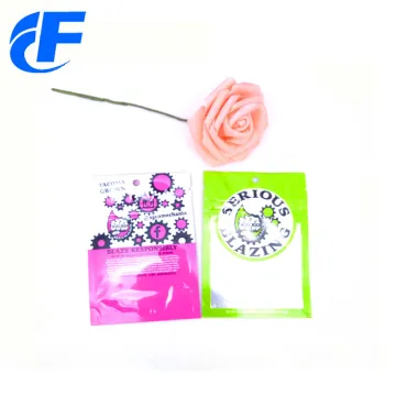 High quality mylar smell proof weed bag