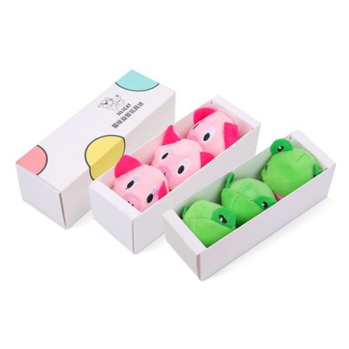 set di peluche per gatti con confezione regalo