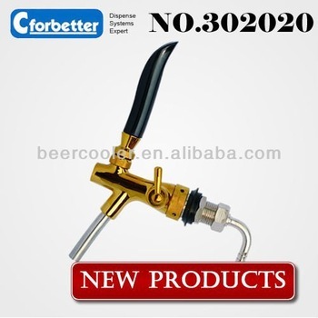 beer tap with compensator for beer cooler