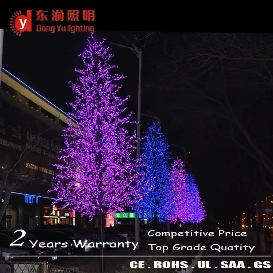 Cone shapes cherry blossom tree, led christmas cone tree light