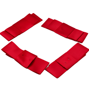 Customizable Polyester Hair Ribbon Bows - Colorful Decorative Garment Accessories