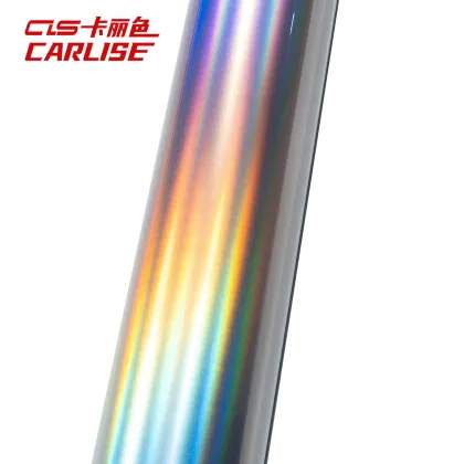 Carlisle Bubble Free High-Quality Rainbow Chrome Silver Vinyl Wholesale Prices