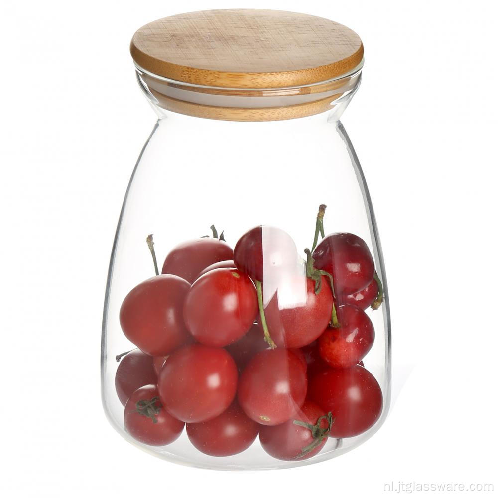 Luchtdicht borosilicaat kaarspot glas