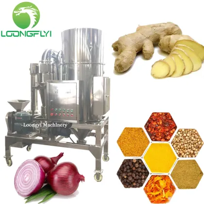 Industrial chilli cassava leaf lentils powder making machine