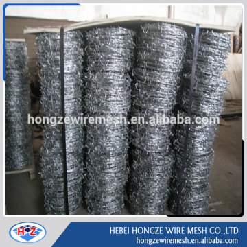 Hot sale 14 gauge pvc coated barbed Wire for sale/Hot Dipped Galvanized barbed wire (Factory)
