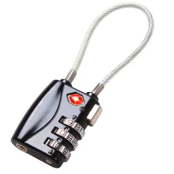 TSA Metal Code Resettable Combination Luggage padlock