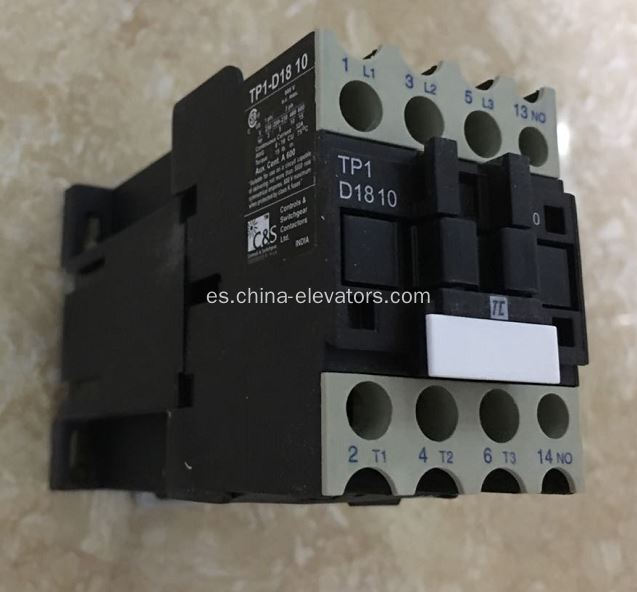 Contactor TP1-D1810 TC para controlador de ascensor LG Sigma
