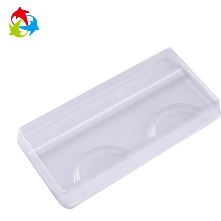 Insert eyelash clear plastic tray packaging