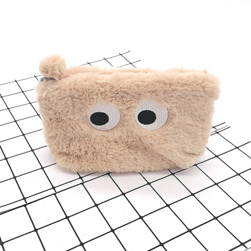 Pencil Bag Big eyes style make up plush pencil bag Manufactory