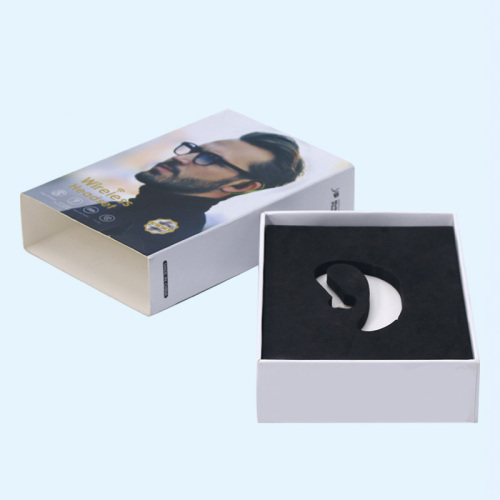 Boîte de package d&#39;écouteurs de tiroir à diapositive personnalisé pour écouteurs