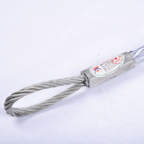 Wire Mesh Cable Pulling Grip 15kN double head wire mesh cable pulling grip Supplier