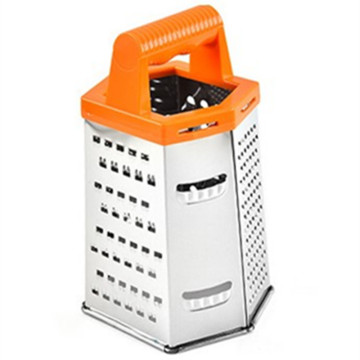 Popular 6-Sided Vegetable and Cheese Grater with Stainless Steel Blades for Kitchen